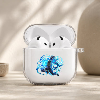 Kakashi Dual Raikiri Protective Apple Airpods 4 Clear Case - Durable Clear Protection