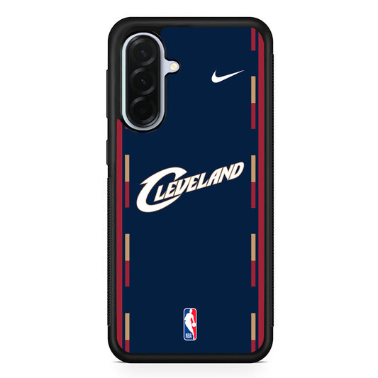 NBA Cleveland Cavaliers Navy Nike Samsung Galaxy A36 Case | Durable Samsung Galaxy A36 Protective Case