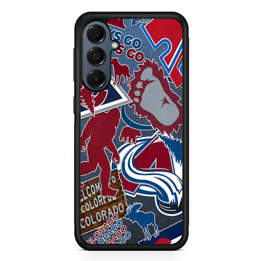 NHL Colorado Avalanche Aesthetic Samsung Galaxy A16 Case | Slim Protective Cover for Samsung Galaxy A16