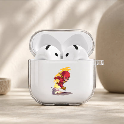 The Flash Chibi Version Protective Apple Airpods 4 Clear Case - Durable Clear Protection