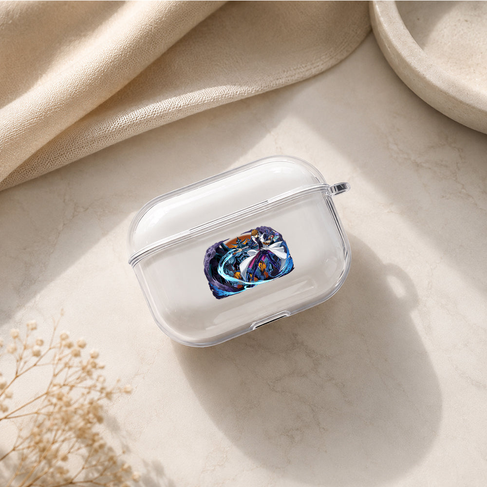 Yu-Gi-Oh Kaiba God Card Protective Apple AirPods Pro 3 Clear Case | Shockproof Cover