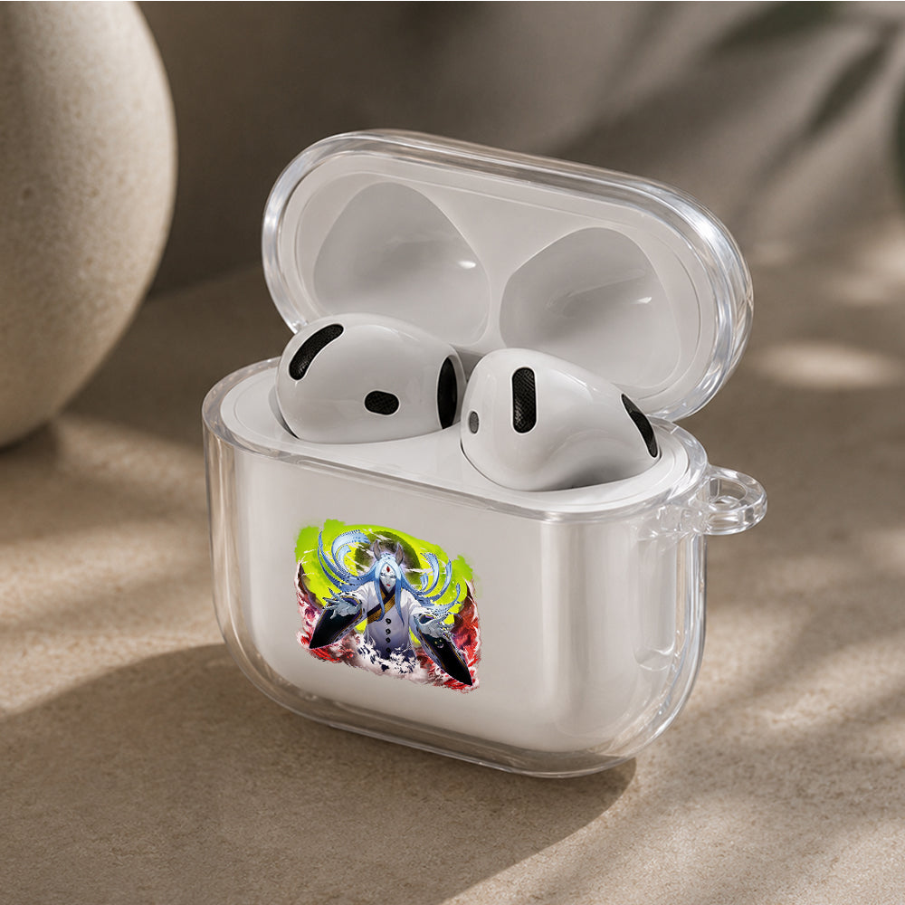 Kaguya Otsutsuki Awakening Protective Apple Airpods 4 Clear Case - Durable Clear Protection