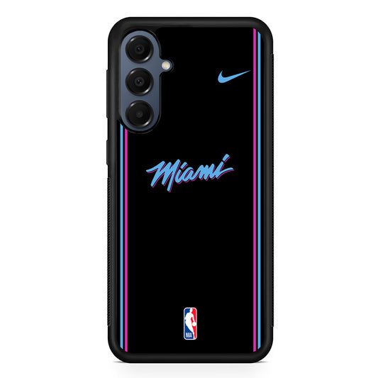 NBA Miami Heat Black Nike Samsung Galaxy A16 Case | Slim Protective Cover for Samsung Galaxy A16