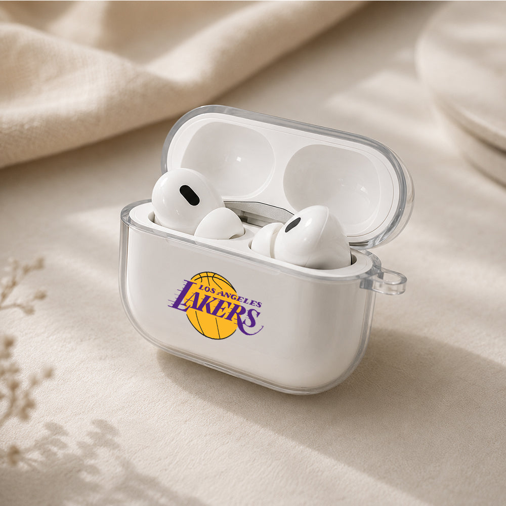 NBA Los Angeles Lakers Symbol Protective Apple AirPods Pro 3 Clear Case | Shockproof Cover
