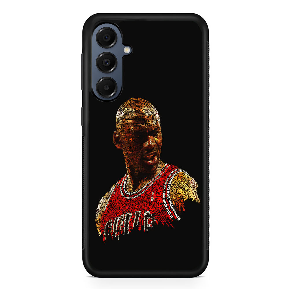 Jordan Typography Art Samsung Galaxy A16 Case | Slim Protective Cover for Samsung Galaxy A16