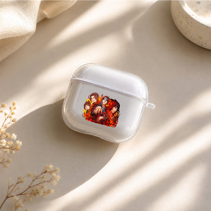 Itachi Brotherhood Bond Protective Apple Airpods 4 Clear Case - Durable Clear Protection