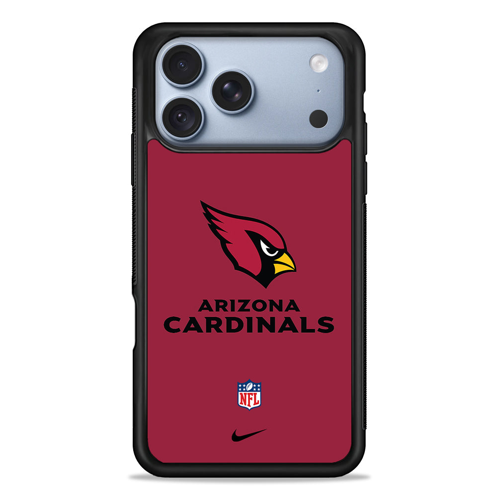 NFL Arizona Cardinals Red Nike iPhone 18 Pro Case - iPhone 18 Pro Silicone Case