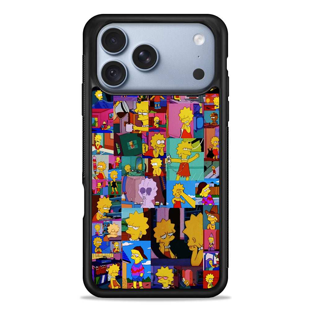 Lisa Simpson Aesthetic iPhone 18 Pro Case - iPhone 18 Pro Silicone Case