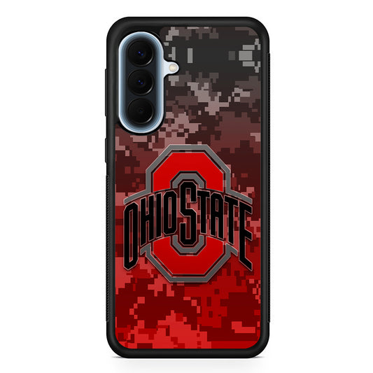 Ohio State Pixel Art Samsung Galaxy A57 Case | Slim Samsung Galaxy A57 Protective Case