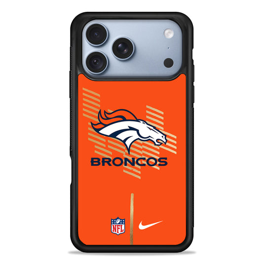 NFL Denver Broncos Nike iPhone 18 Pro Case - iPhone 18 Pro Silicone Case