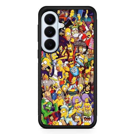 Simpson All Character Samsung Galaxy S26 Plus Case | Slim Protective Rubber Cover
