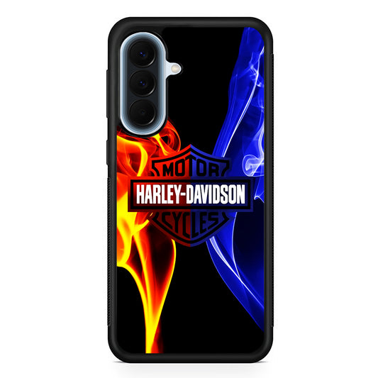 Harley Blue Red Fire Samsung Galaxy A57 Case | Slim Samsung Galaxy A57 Protective Case