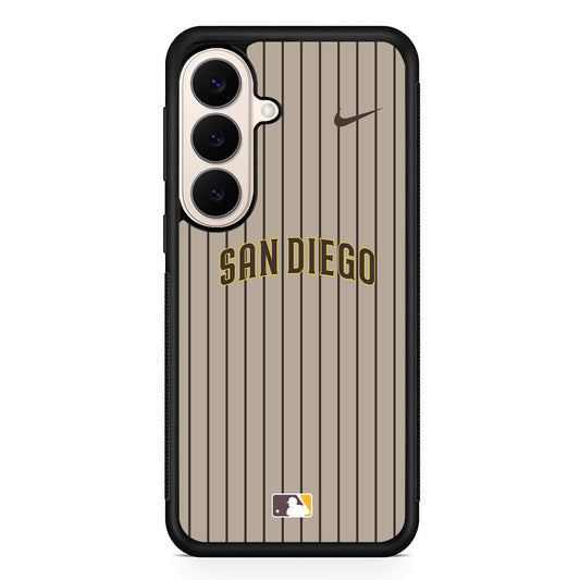 MLB San Diego Padres Brown Nike Samsung Galaxy S26 Case – Slim Protective Phone Cover