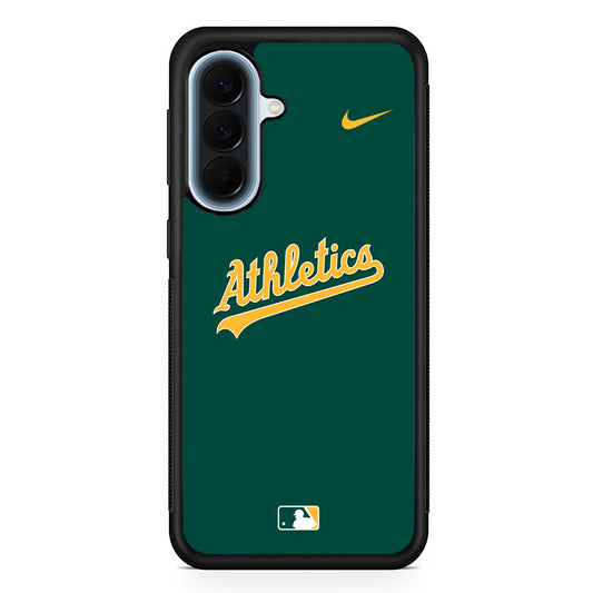 MLB Athletics Green Nike Samsung Galaxy A57 Case | Slim Samsung Galaxy A57 Protective Case