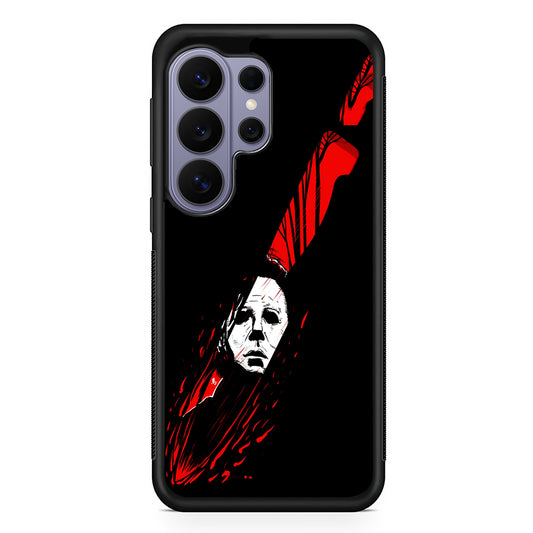 Michael Myers Knife Blood Samsung Galaxy S26 Ultra Case | Protective Rubber Cover