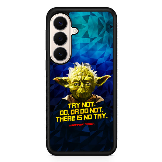 Star Wars Yoda Quote Samsung Galaxy S26 Case | Durable Protective Rubber Cover