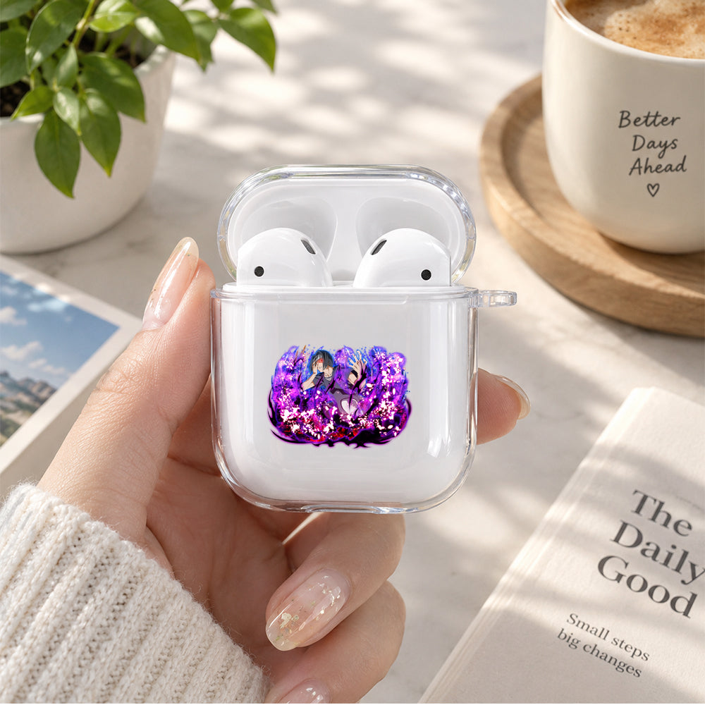 Itachi Pain of Uchiha Protective Clear Case Cover For Apple Airpods | Soft Silicone AirPods 1 / 2 Case | Protective Cover