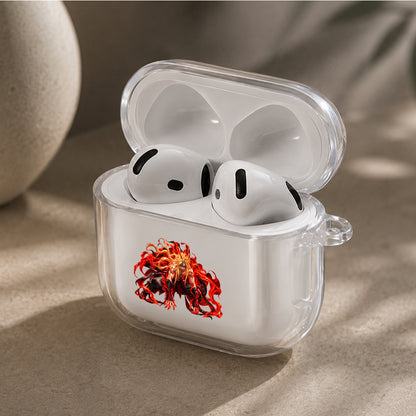 Naruto Kurama Unleashed Power Protective Apple Airpods 4 Clear Case - Durable Clear Protection