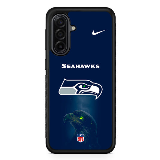 NFL Seattle Seahawks Navy Nike Samsung Galaxy A17 Case | Durable Rubber Samsung Galaxy A17 Phone Case