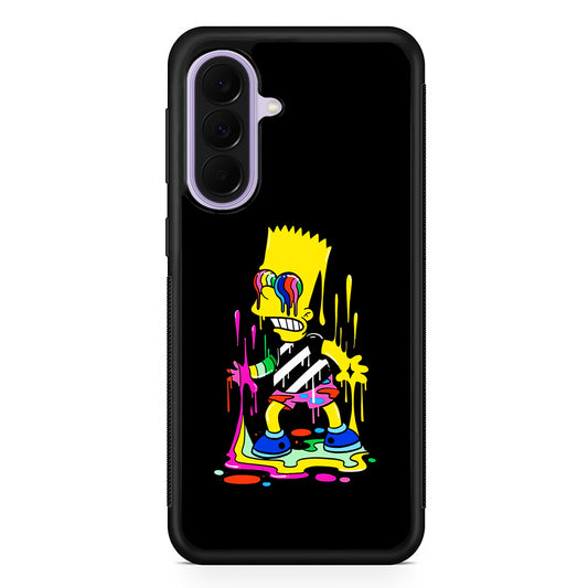 Bart Simpson Painting Samsung Galaxy A37 Case | Samsung Galaxy A37 Rubber Protective Case