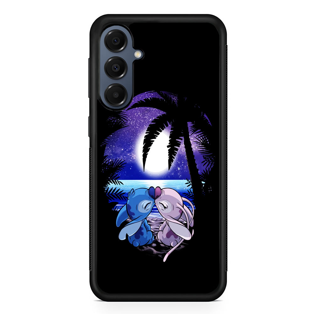 Stitch and Angel Kissing Samsung Galaxy A16 Case | Slim Protective Cover for Samsung Galaxy A16