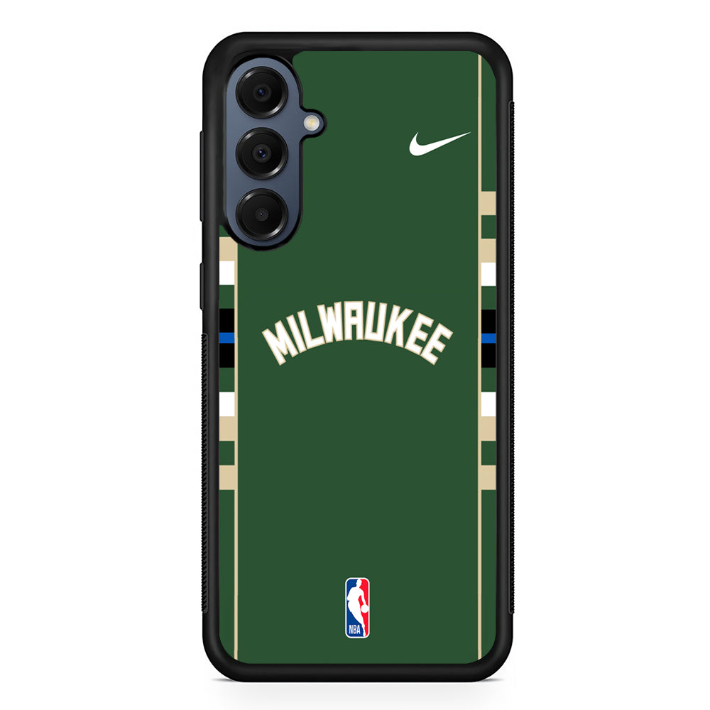 NBA Milwaukee Bucks Green Nike Samsung Galaxy A16 Case | Slim Protective Cover for Samsung Galaxy A16