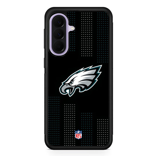 NFL Philadelphia Eagles Dot Pattern Samsung Galaxy A37 Case | Samsung Galaxy A37 Rubber Protective Case