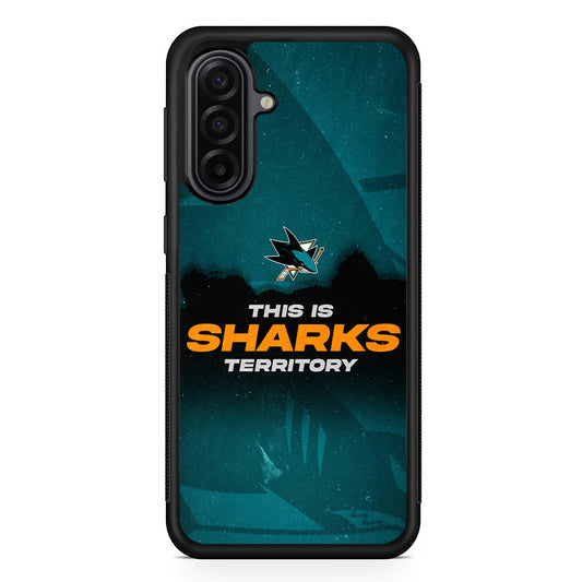 NHL San Jose Sharks Territory Samsung Galaxy A17 Case | Durable Rubber Samsung Galaxy A17 Phone Case