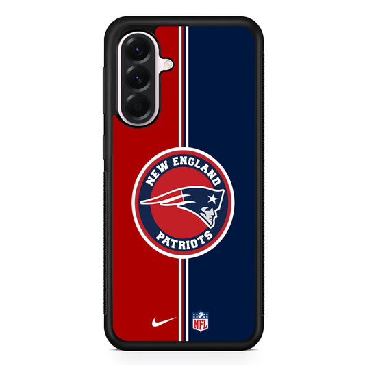 NFL New England Patriots Nike Logo Samsung Galaxy A56 Case | Samsung Galaxy A56 Protective Rubber Case