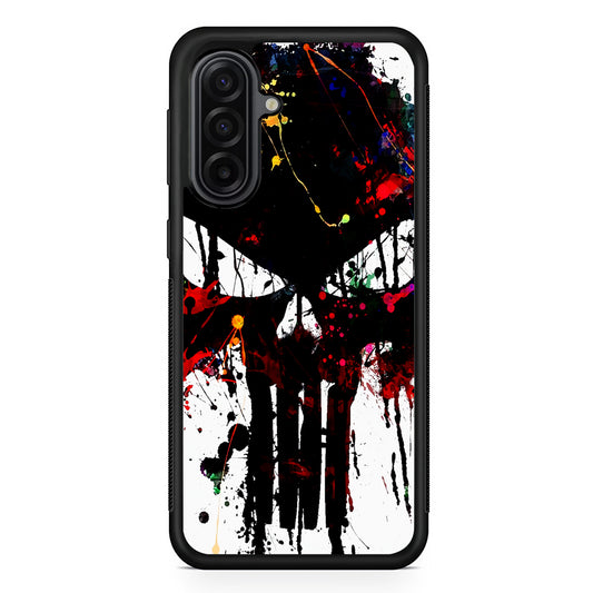 The Punisher Abstract Painting Samsung Galaxy A17 Case | Durable Rubber Samsung Galaxy A17 Phone Case