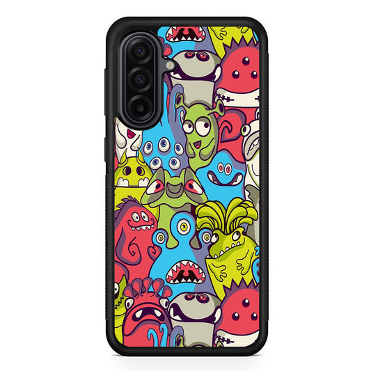 Doodle Art 006 Samsung Galaxy A17 Case | Durable Rubber Samsung Galaxy A17 Phone Case