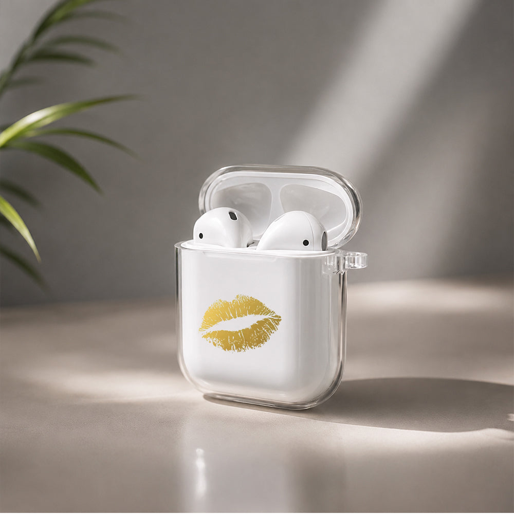 Love Signal Protective Clear Case Cover For Apple Airpods | Soft Silicone AirPods 1 / 2 Case | Protective Cover