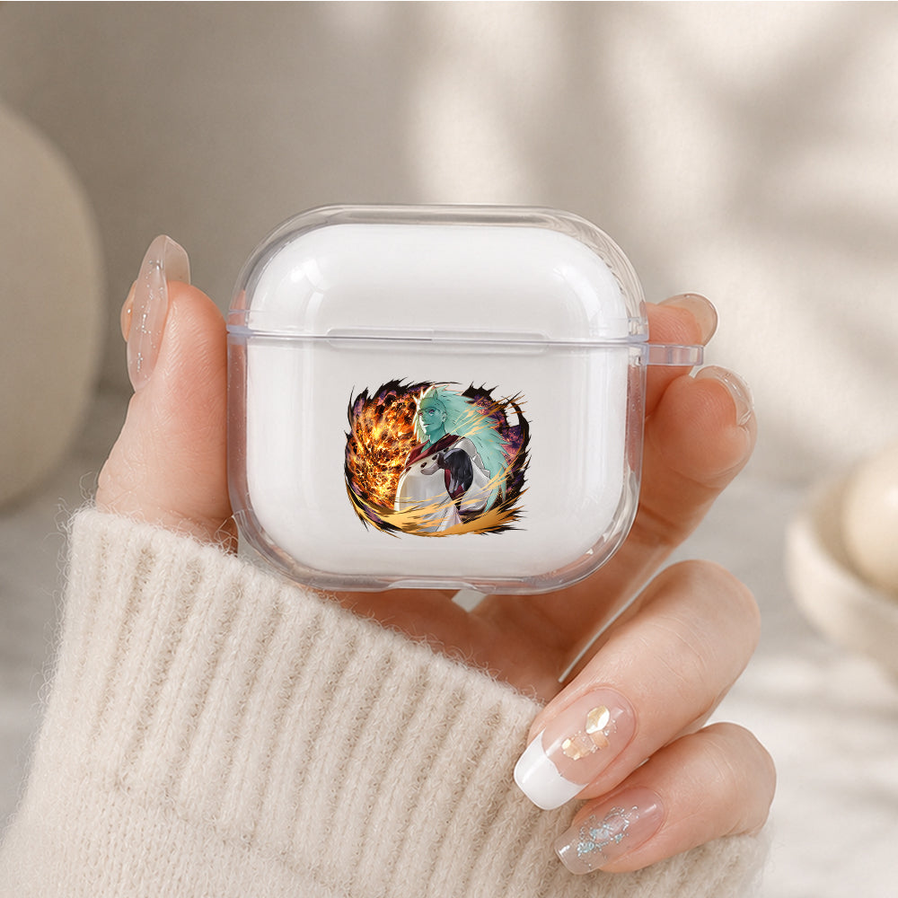 Madara Sinister Smile Protective Apple Airpods 4 Clear Case - Durable Clear Protection