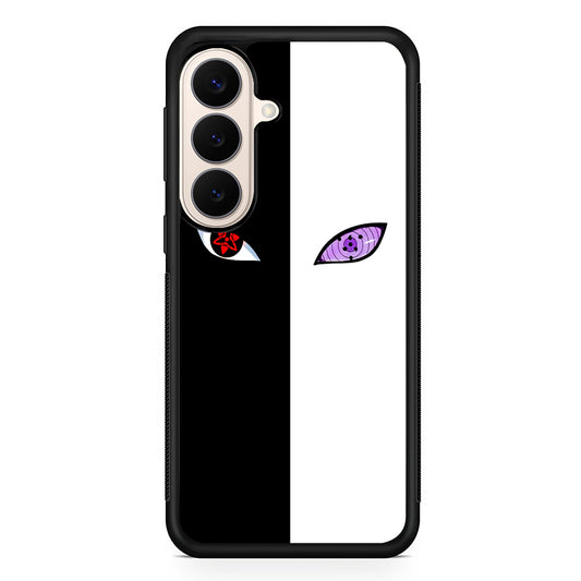 Sharingan Rinnegan Black White Samsung Galaxy S26 Case | Durable Protective Rubber Cover