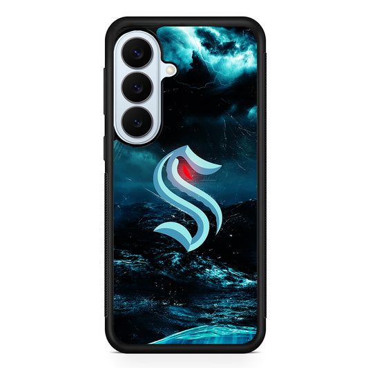 NHL Seattle Kraken Storm Samsung Galaxy S26 Plus Case | Slim Protective Rubber Cover