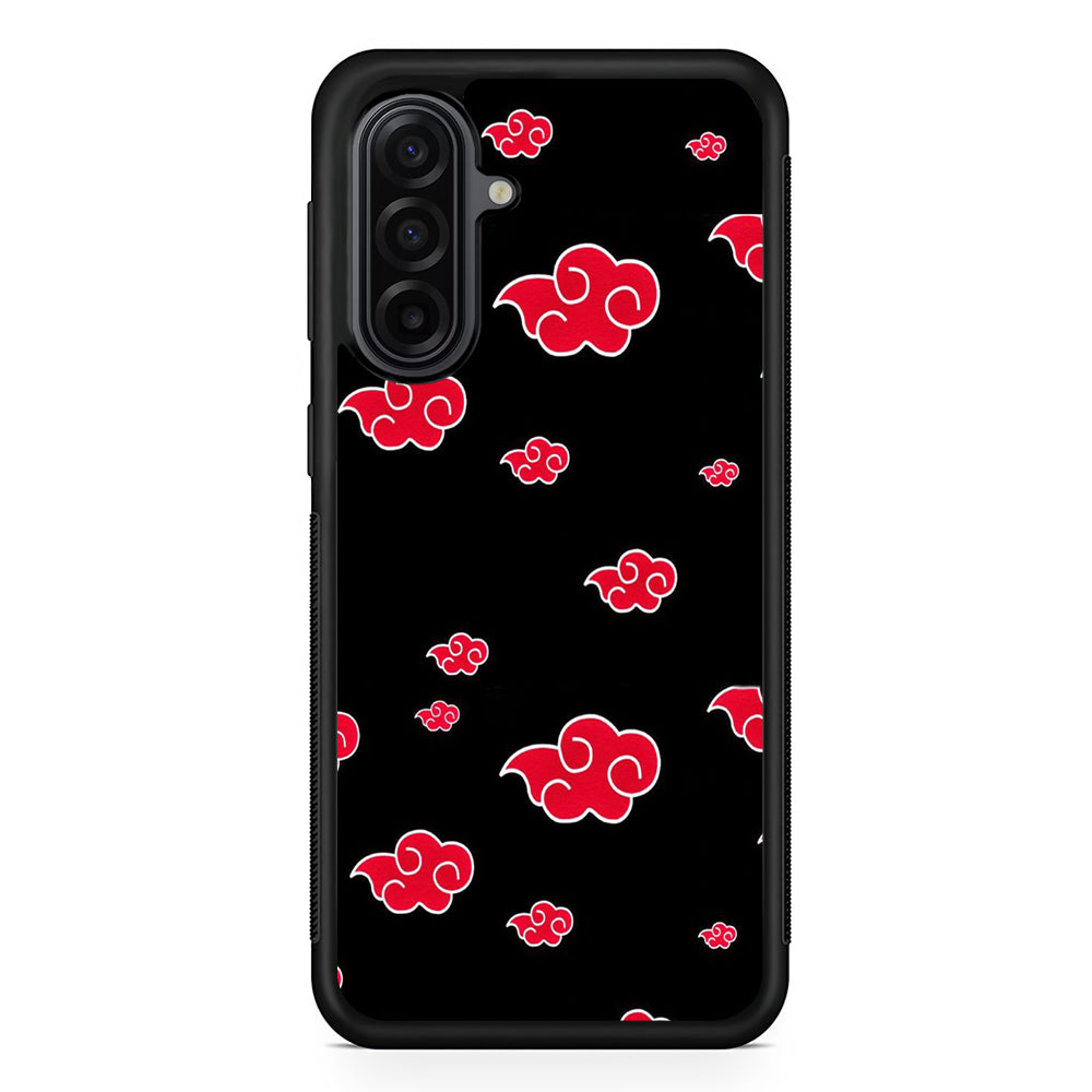 Naruto - Akatsuki Symbol Samsung Galaxy A17 Case | Durable Rubber Samsung Galaxy A17 Phone Case