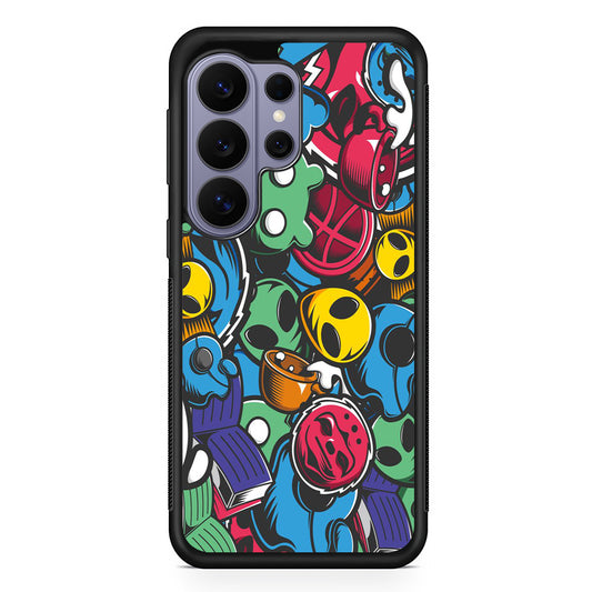 Doodle 001 Samsung Galaxy S26 Ultra Case | Protective Rubber Cover