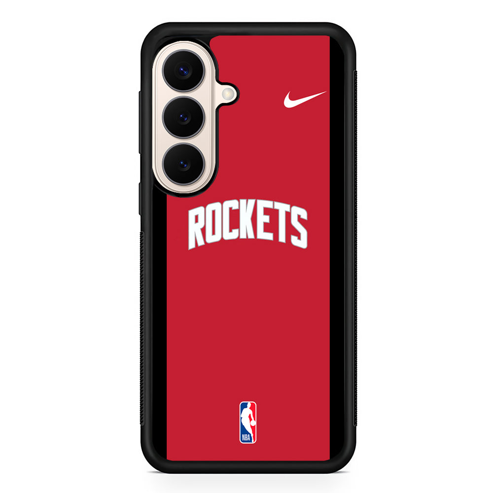NBA Houston Rockets Red Nike Samsung Galaxy S26 Case – Slim Protective Phone Cover