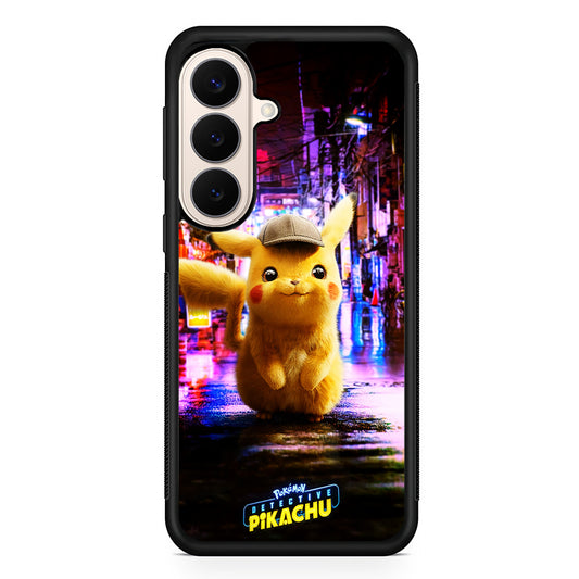 Pokemon Detective Pikachu Samsung Galaxy S26 Case | Durable Protective Rubber Cover