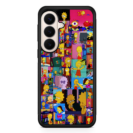 Lisa Simpson Aesthetic Samsung Galaxy S26 Case | Durable Protective Rubber Cover