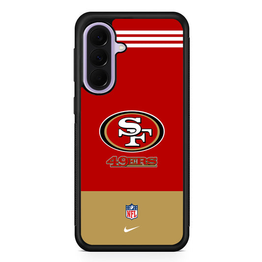 NFL San Francisco 49ers Nike Samsung Galaxy A37 Case | Samsung Galaxy A37 Rubber Protective Case