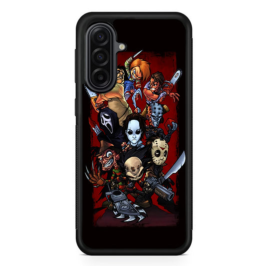Horror Character Cartoon Samsung Galaxy A17 Case | Durable Rubber Samsung Galaxy A17 Phone Case