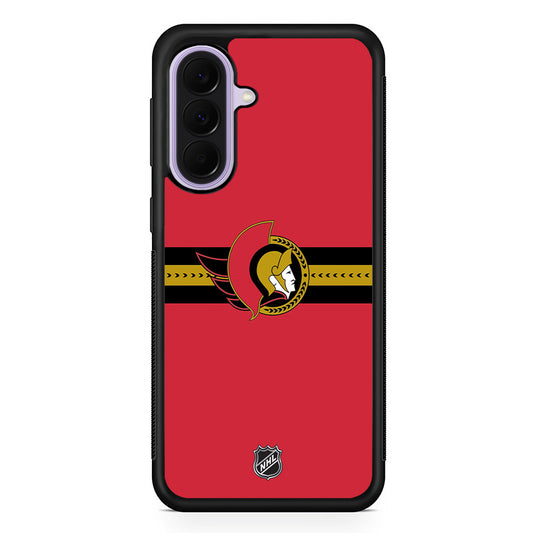 NHL Ottawa Senators Red Samsung Galaxy A37 Case | Samsung Galaxy A37 Rubber Protective Case