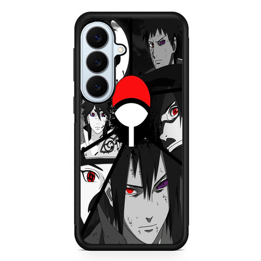 Naruto Uchiha Clan Samsung Galaxy S26 Plus Case | Slim Protective Rubber Cover