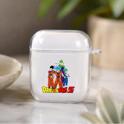 Dragon Ball Z Goku Team Protective Clear Case Cover For Apple Airpods | Soft Silicone AirPods 1 / 2 Case | Protective Cover