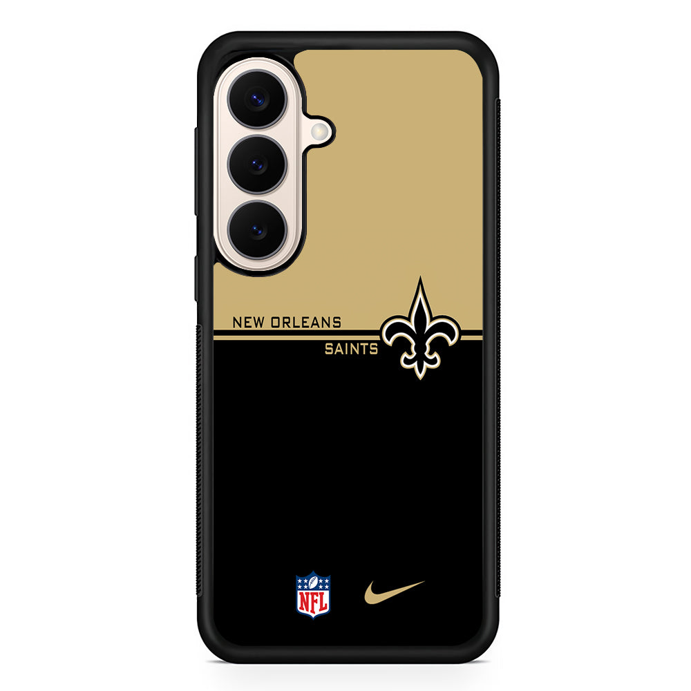 NFL New Orleans Saints Team Nike Samsung Galaxy S26 Case – Slim Protective Phone Cover