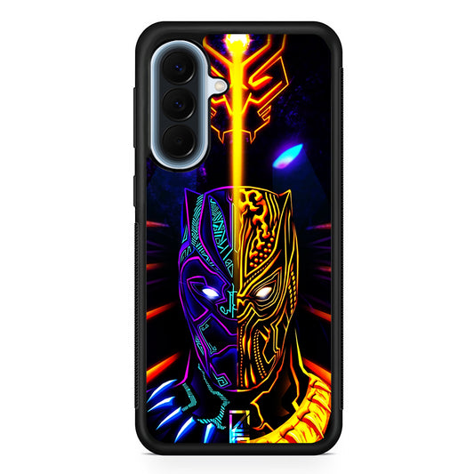 Black Panther And Golden Jaguar Samsung Galaxy A57 Case | Slim Samsung Galaxy A57 Protective Case