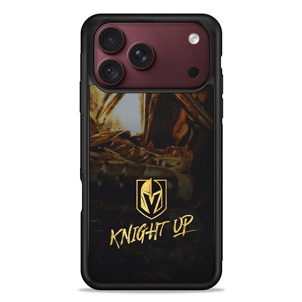 NHL Vegas Golden Knights Up iPhone 18 Pro Max Case – Slim Silicone Protective Cover