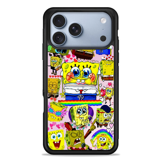 Spongebob Cute Character iPhone 18 Pro Case - iPhone 18 Pro Silicone Case