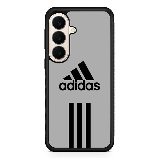 Adidas Gray Three Lines Samsung Galaxy S26 Case – Slim Protective Phone Cover